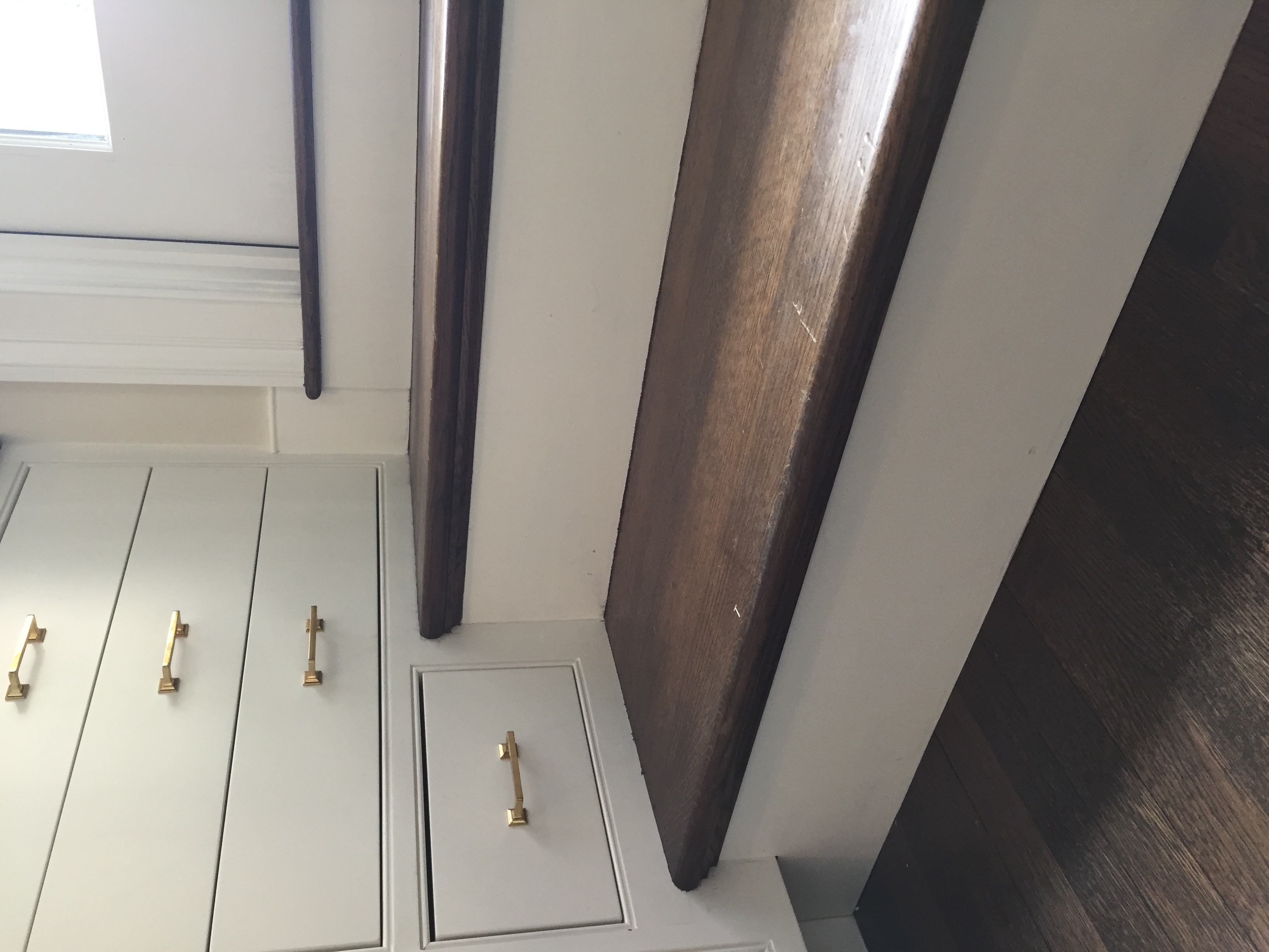 brass pull cabinets wide